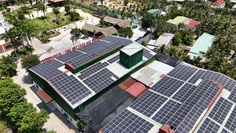 Hình ảnh thực tế - Quỳnh An Solar - Công Ty TNHH Xây Dựng Và Công Nghệ Quỳnh An